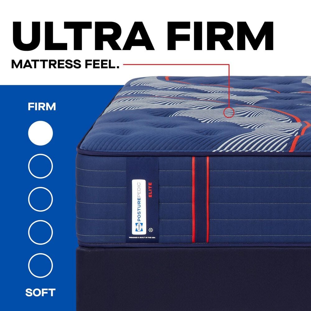 Sealy Posturepedic Elite Spring Brenham II Ultra Firm Split California King Mattress, , large