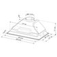 SMEG 30" Universal Under Cabinet Hood Insert in Silver, , large