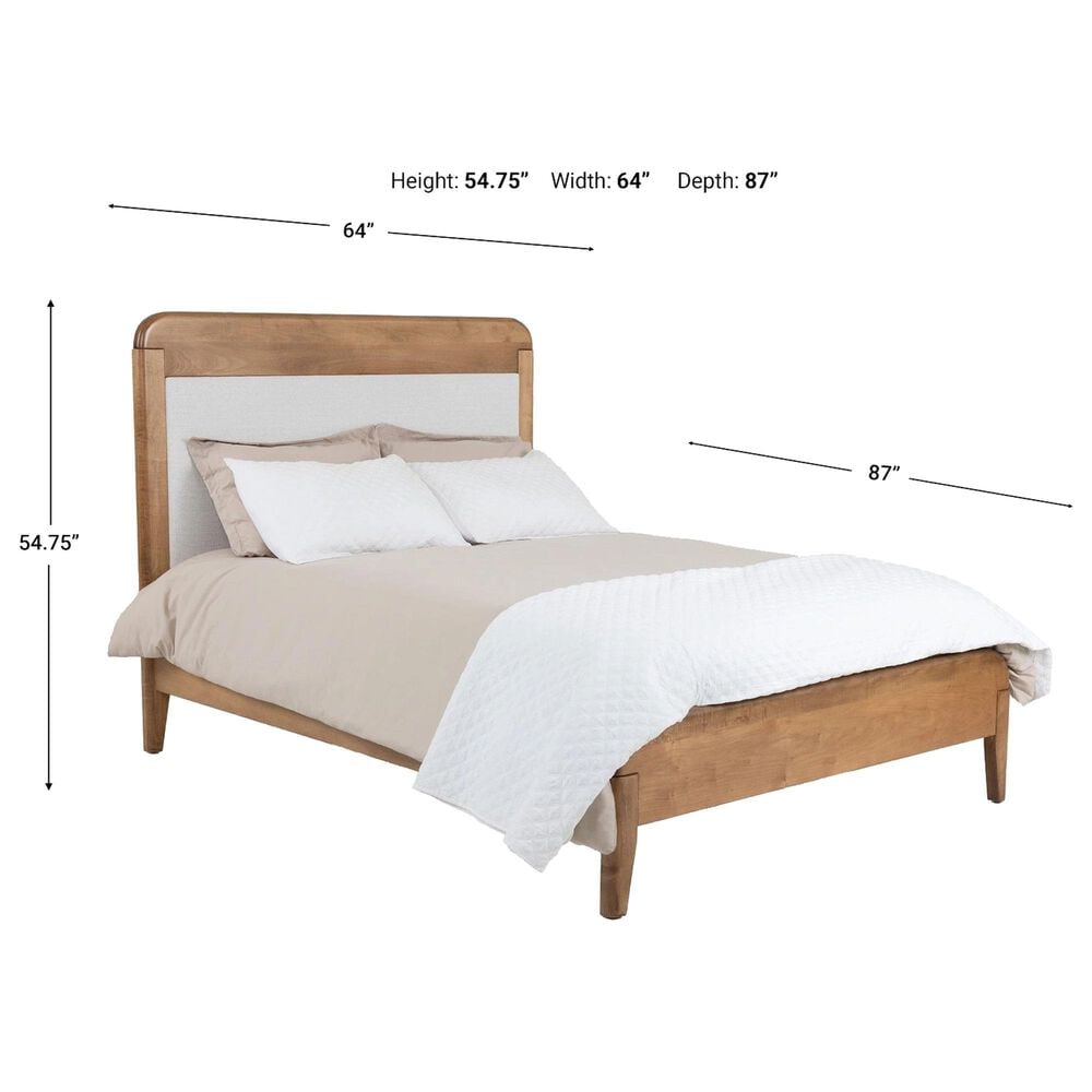 Archbold Furniture Warren Queen Platform Bed in Harvest, , large
