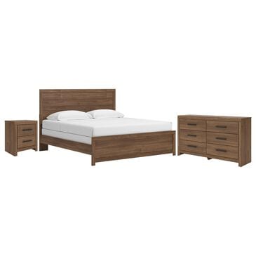 Ashley Broachmyn King Bed with Dresser and Nightstand in Warm Auburn, , large