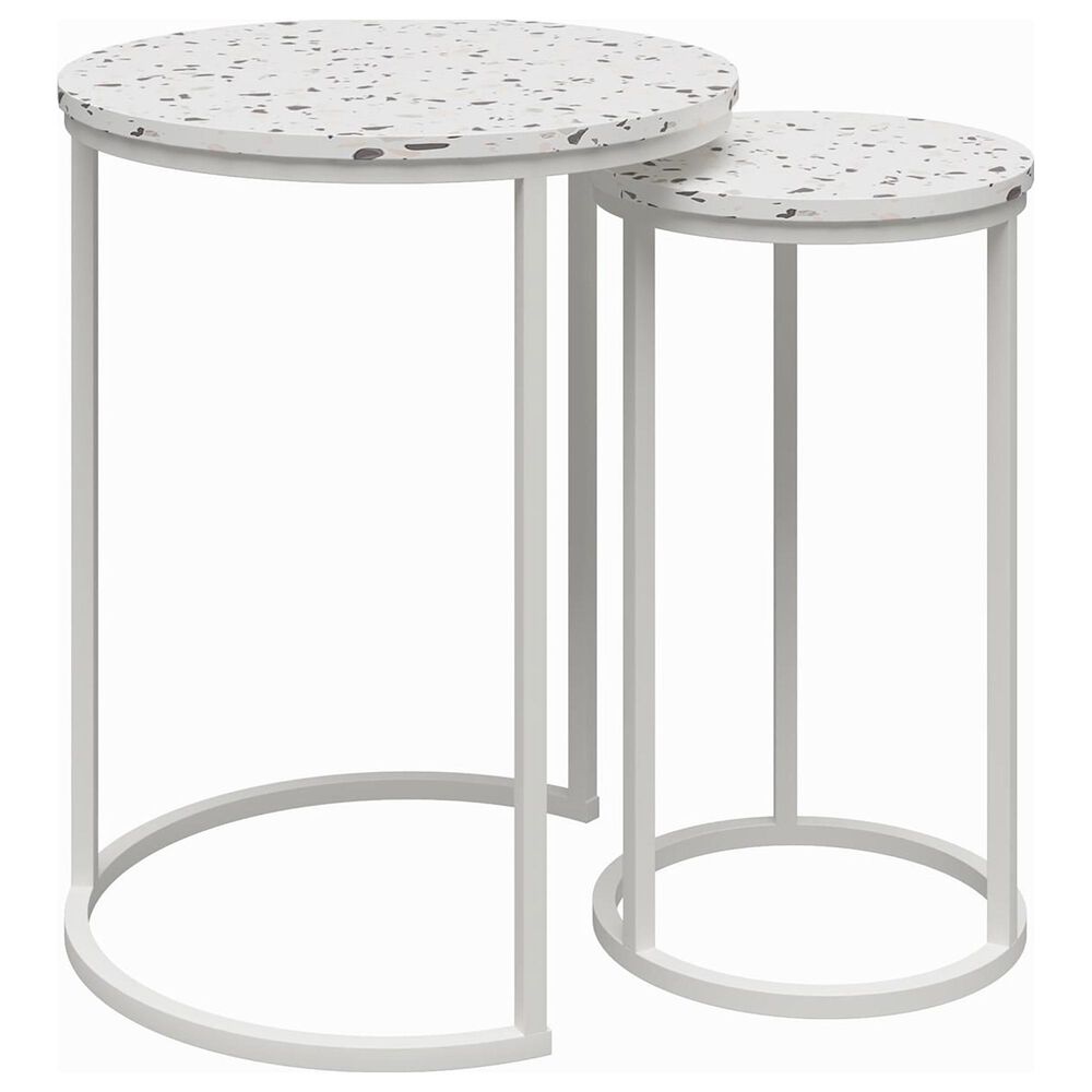 DHP Amelia Nesting Tables in Terrazzo (Set of 2), , large