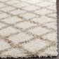 Safavieh Dallas Shag SGD258B-5 5"1" x 7"6" Ivory/Beige Area Rug, , large