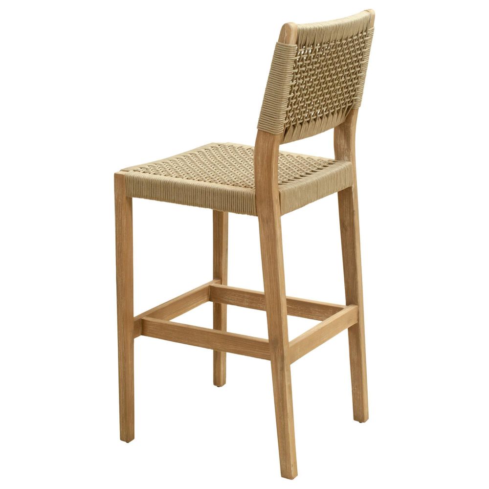 Zuo Modern Corde Patio Barstool in Beige, , large