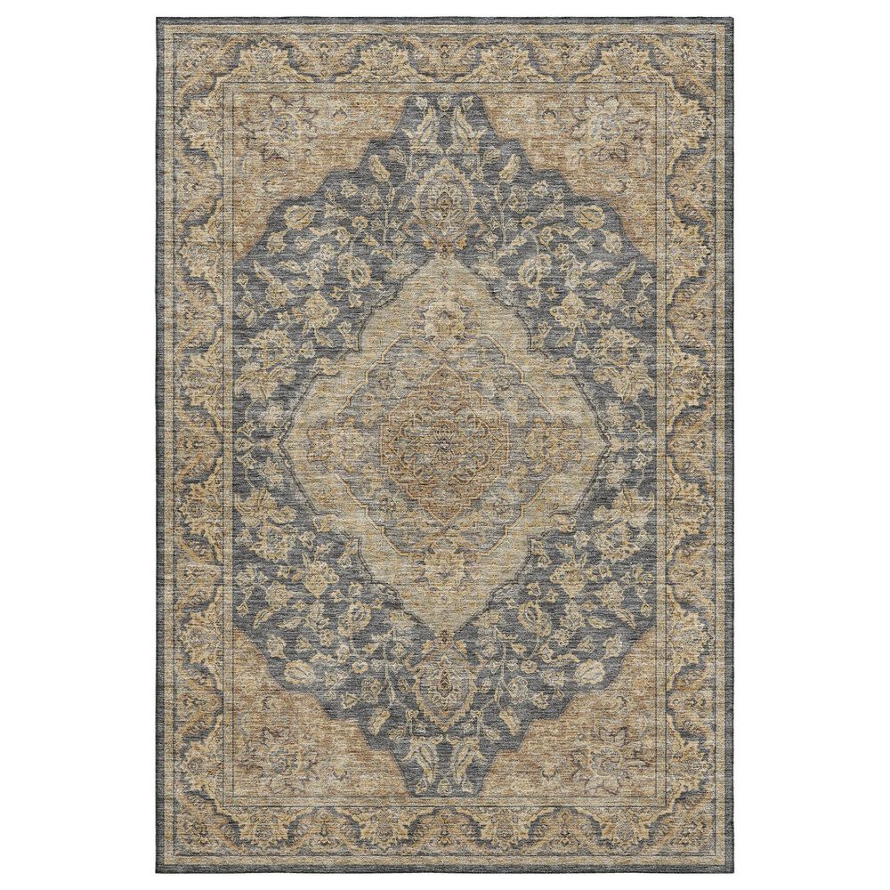 Dalyn Rug Company Hatay HY3 10" x 14" Charcoal Area Rug, , large