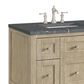 James Martin Vanities Breckenridge 36" Single Vanity in Whitewashed Oak with 3 cm Parisien Bleu Quartz Top, , large
