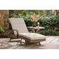 Ashley Laguna Heights Patio Chaise Lounge with Cushion in Beige, , large
