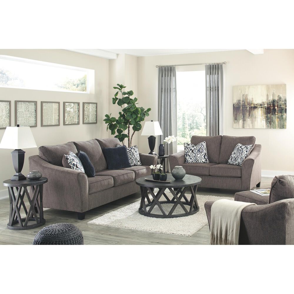 Signature Design by Ashley Nemoli Queen Sleeper Sofa in Slate, , large
