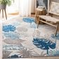 Safavieh Cabana CBN831F 6" x 9" Grey and Blue Indoor/Outdoor Area Performance Rug, , large