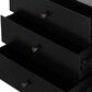 Four Hands Soto Metal 3-Drawer Nightstand in Black, , large