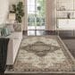 Dalyn Rug Company Tuscany 3" x 5" Beige Indoor/Outdoor Area Rug, , large