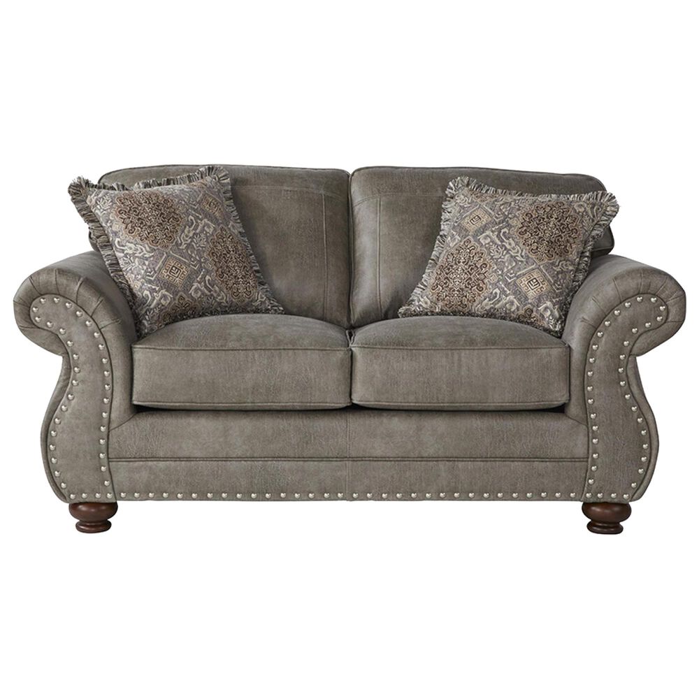 Hughes Furniture Loveseat in Goliath Mica, , large
