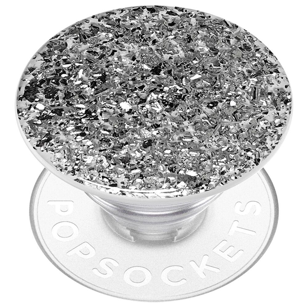 PopSockets PopGrip in Confetti Foil Silver, , large