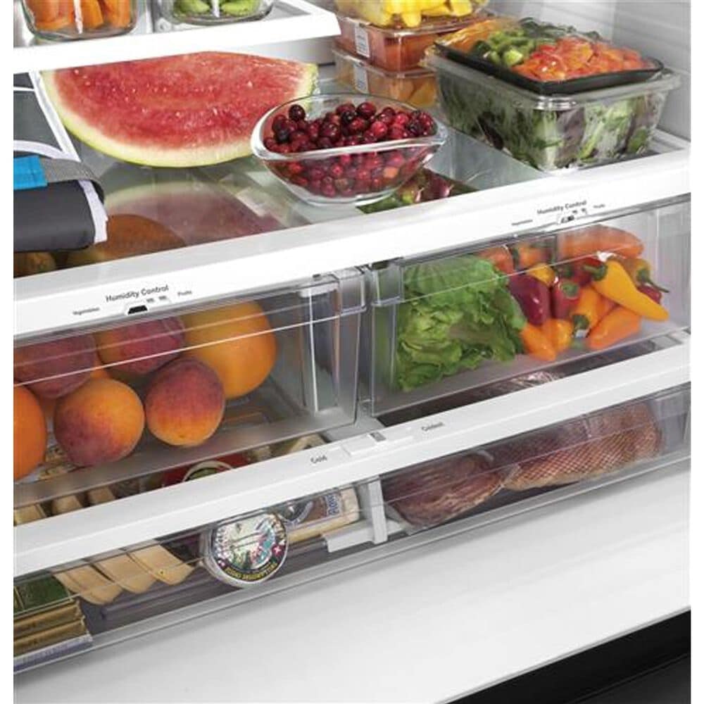 GE Appliances 25.6 Cu. Ft. French-Door Refrigerator in Stainless Steel, , large