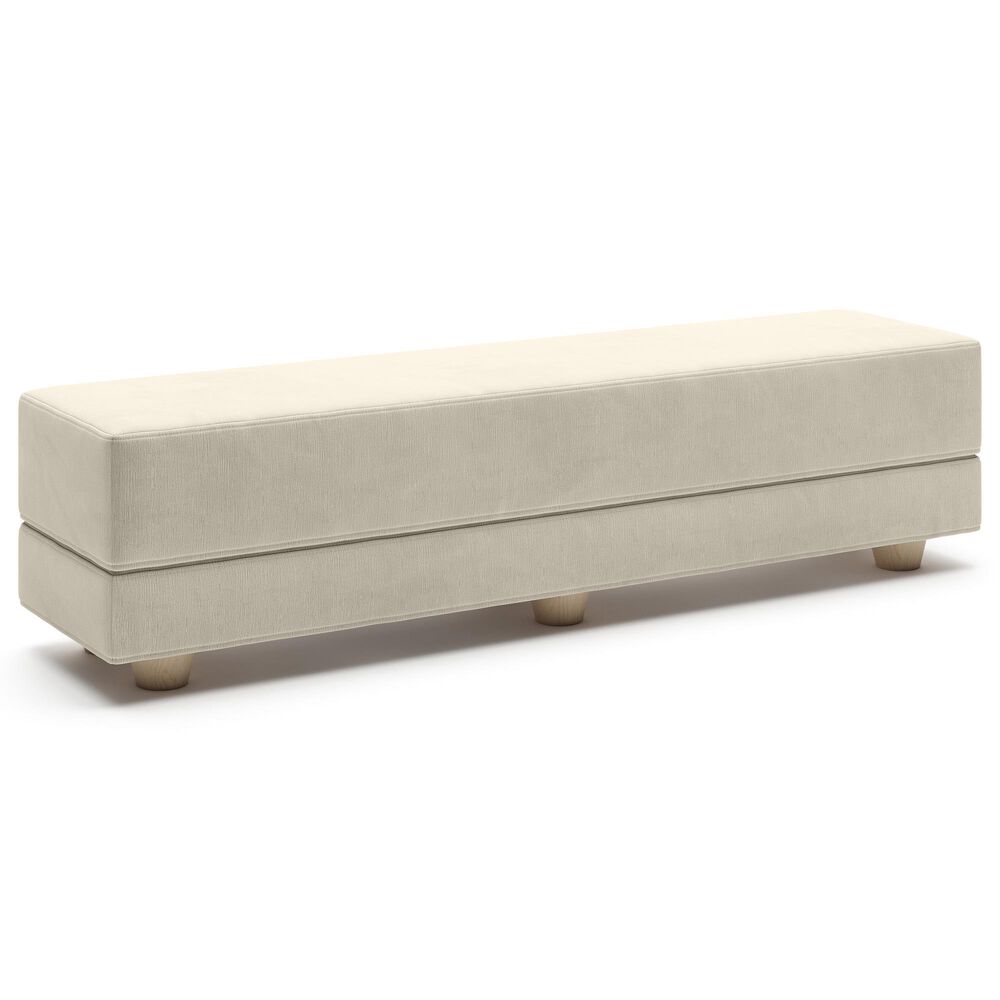Jaxx Camden Twin Fold-Out Bench in Ivory, , large