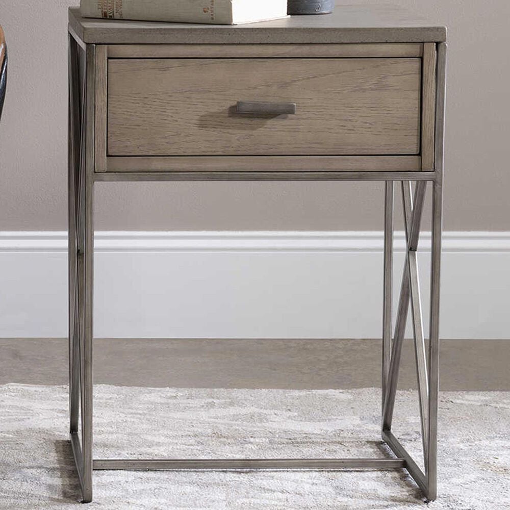 Uttermost Cartwright Side Table in Beige , , large