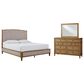 Ashley Sharlance 3-Piece Queen Panel Bedroom Set in Light Brown, , large