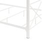 Furniture of America Rosadale Queen X-Cross Canopy Bed in White, , large