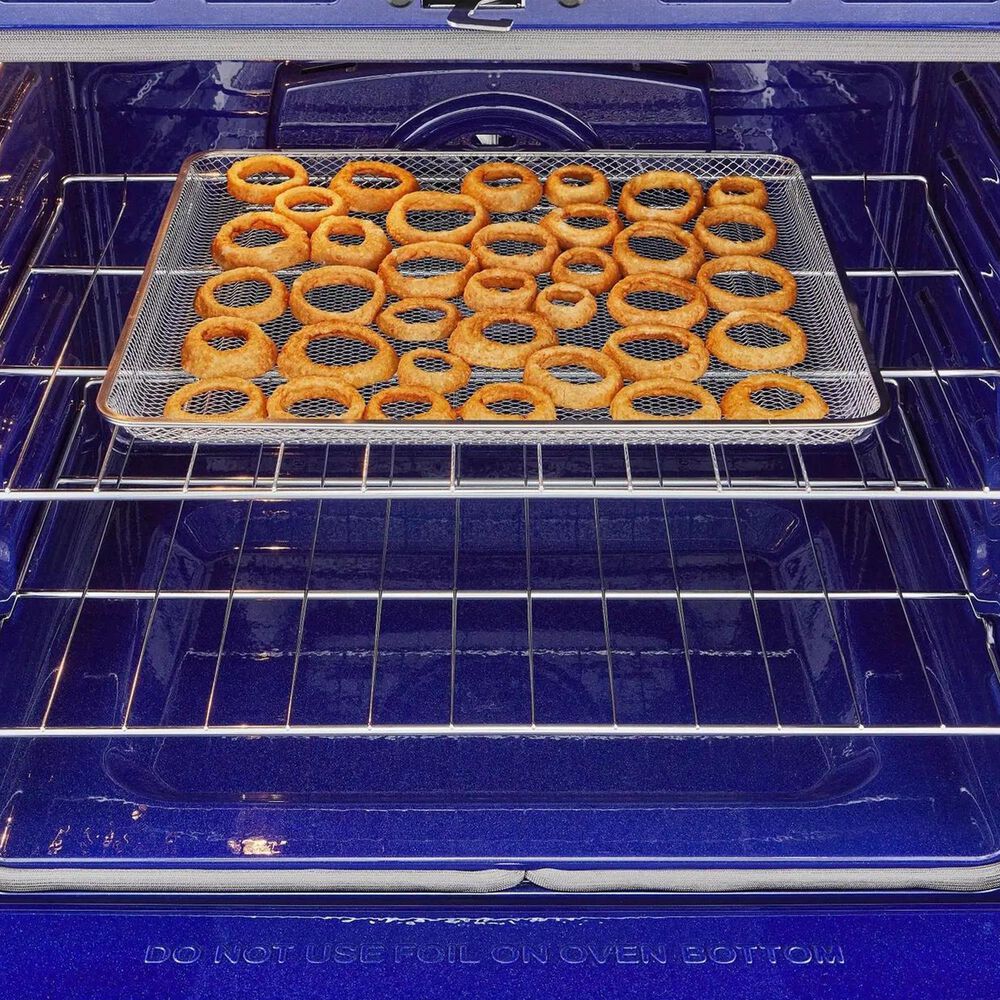 LG 2-Piece Kitchen Package with 6.3 Cu. Ft. Smart Slide-In Electric Range and 2.1 Cu. Ft. Smart Over-the-Range Microwave in Black Stainless Steel, , large