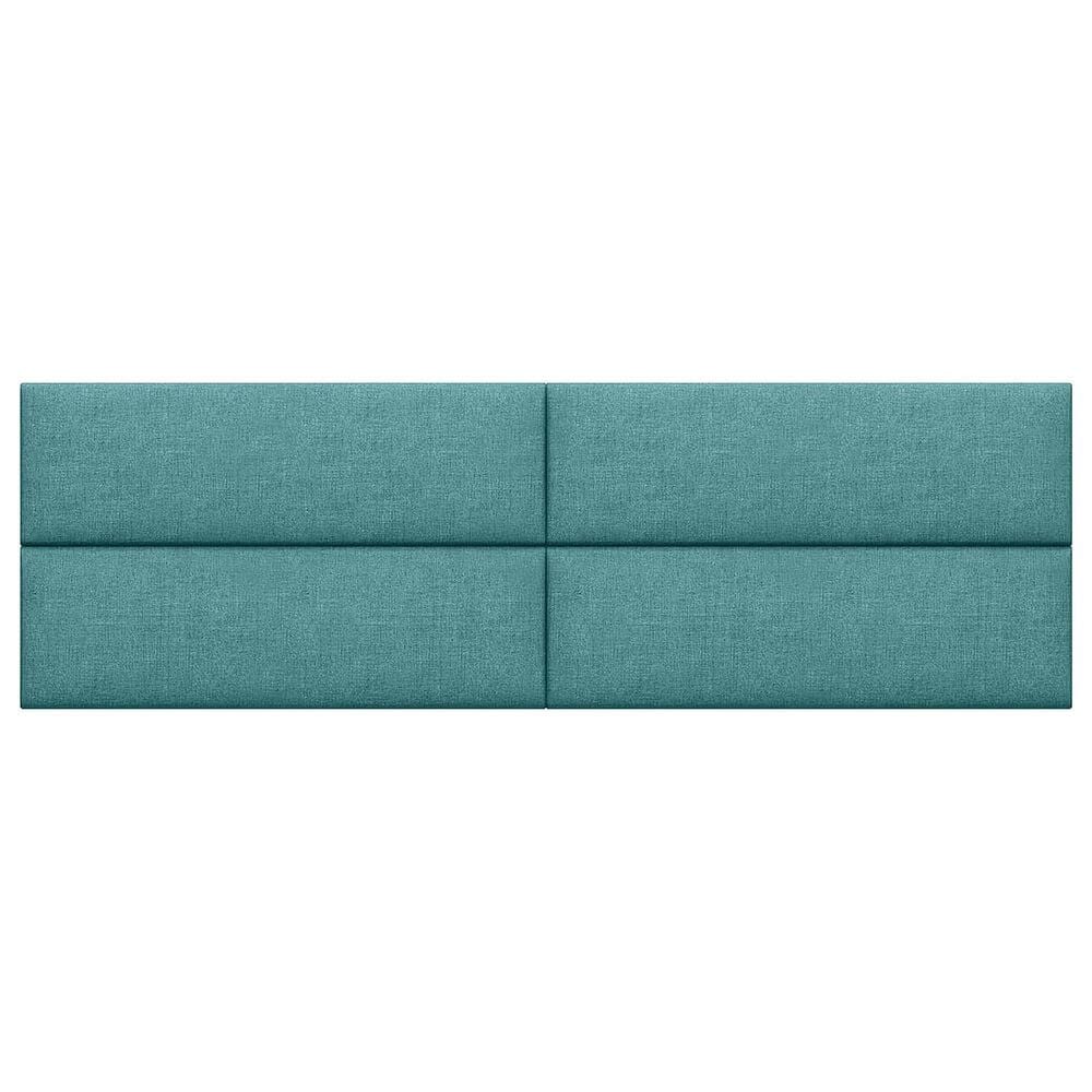 Jaxx Panelist Upholstered King Headboard Panel in Surf Turquoise (Set of 4), , large