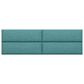 Jaxx Panelist Upholstered King Headboard Panel in Surf Turquoise (Set of 4), , large