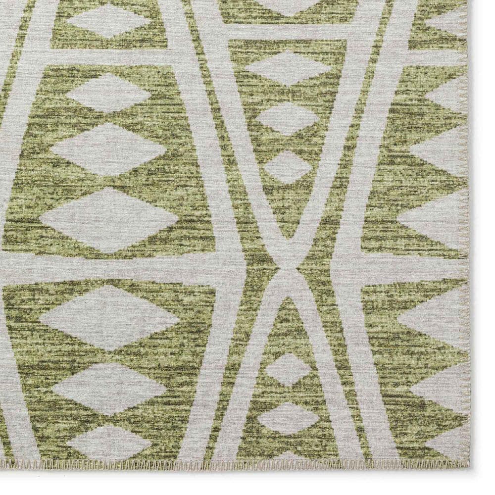 Dalyn Rug Company Sedona Southwestern 2&#39;3&quot; x 7&#39;6&quot; Moss Indoor/Outdoor Area Performance Rug, , large