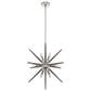 Hunter Jupiter Star 24" 12-Light Pendant in Brushed Nickel, , large