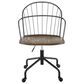 Lumisource Riley Office Chair in Black and Dark Walnut, , large