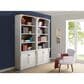 Wycliff Bay Durham 4-Shelf Adjustable Bookcase in Weathered White and Cherry (Set of 3), , large