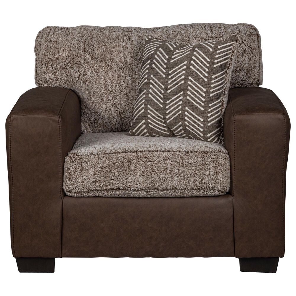 Arapahoe Home Shearling Accent Chair in Fawn, , large