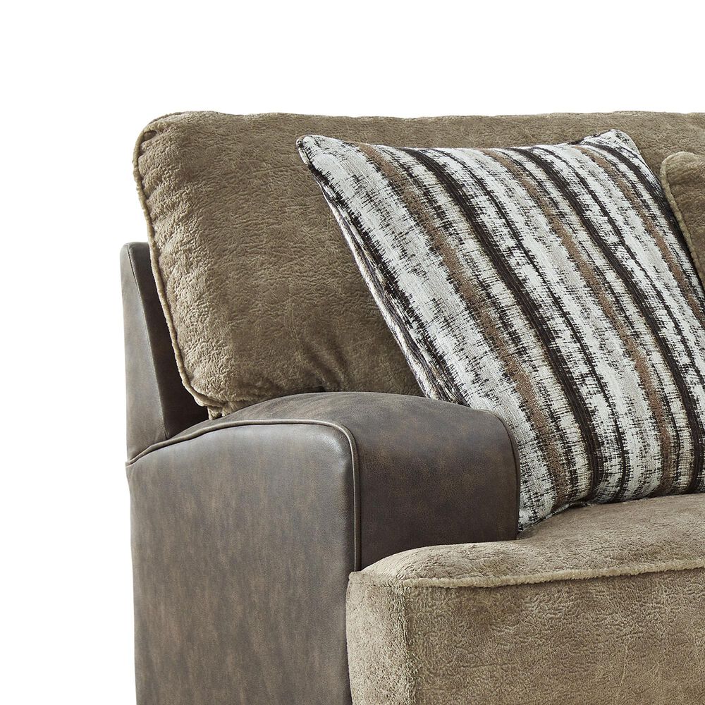 Ashley Alesbury Stationary Loveseat in Chocolate, , large