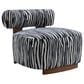 Furniture of America Orynt Accent Chair in Blue, , large