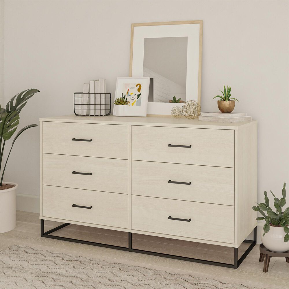 DHP Kelly 6 Drawer Dresser in Bay Oak, , large