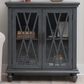 Linon Home Decor Kelcey 2-Door Cabinet in Grey, , large