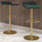 Lumisource Ale Adjustable Swivel Barstool in Green (Set of 2), , large