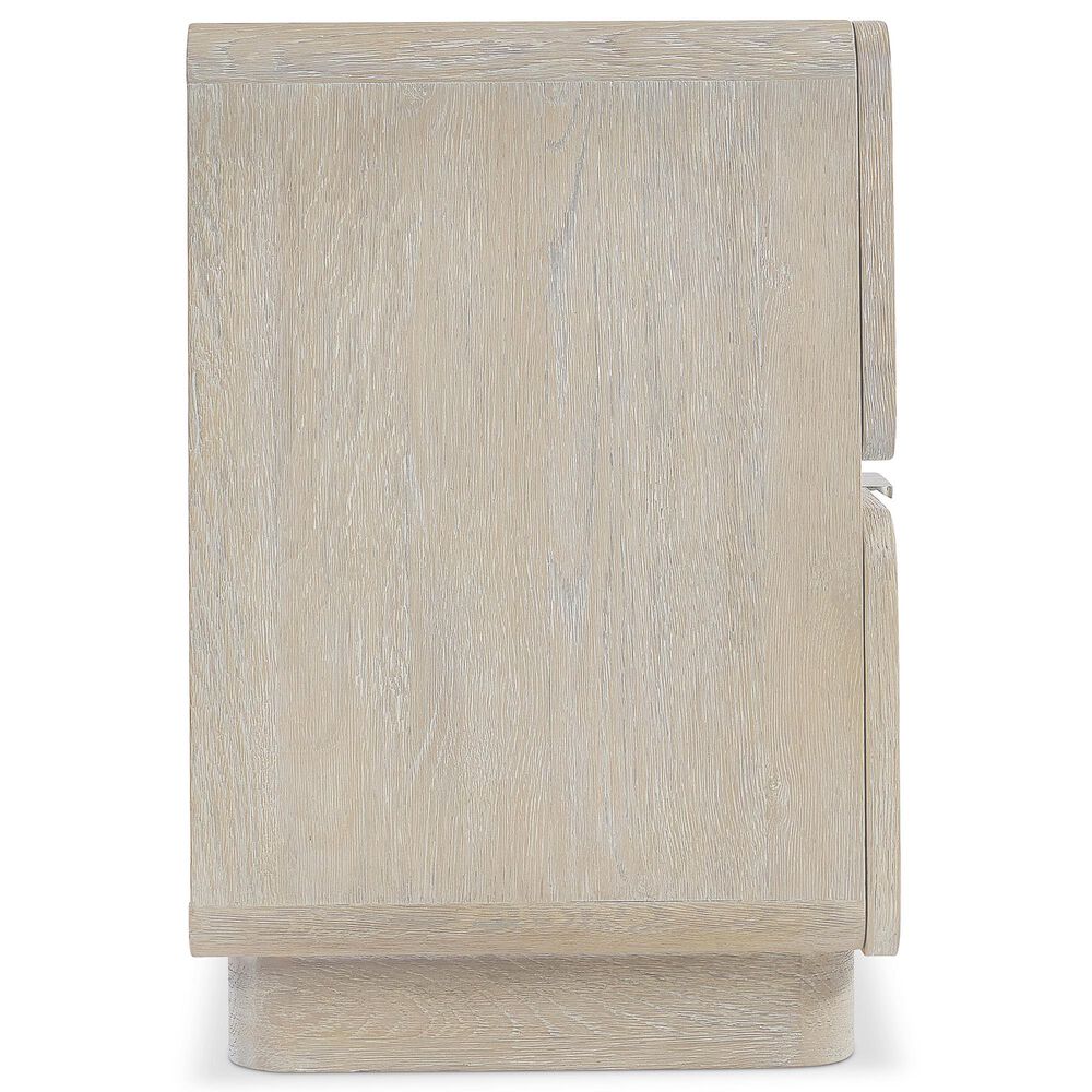 Bernhardt Antibes 5-Piece King Upholstered Panel Bedroom Set in Roz with USB Ports, , large