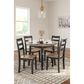 Ashley Gesthaven Dining Chair Set of 2 in Natural and Brown, , large