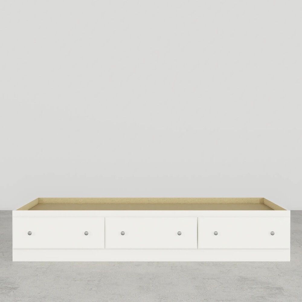 Lemoore Essential Twin Mates Bed in Rockport White, , large