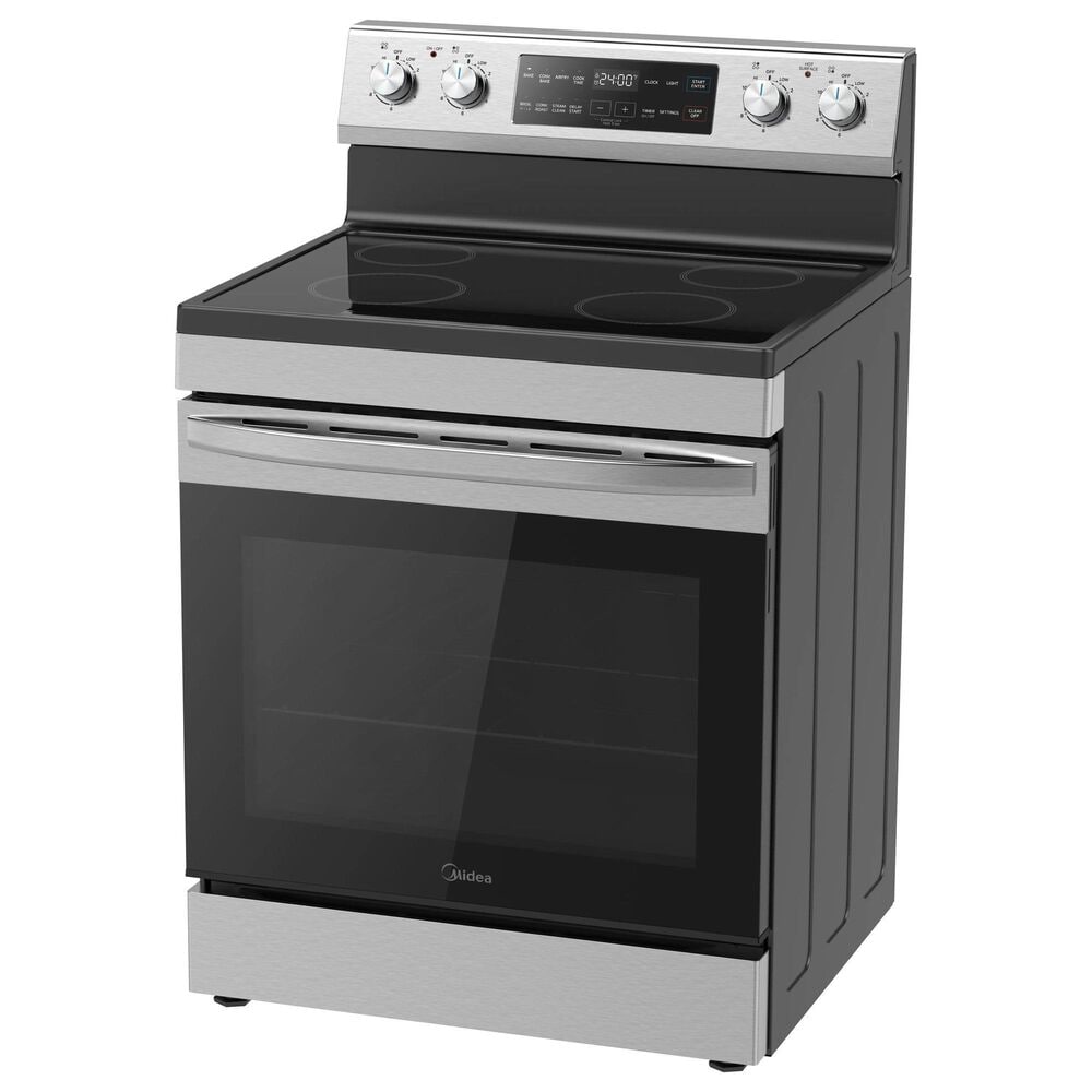 Midea 6.3 Cu. Ft. Freestanding Electric Range in Stainless Steel, , large