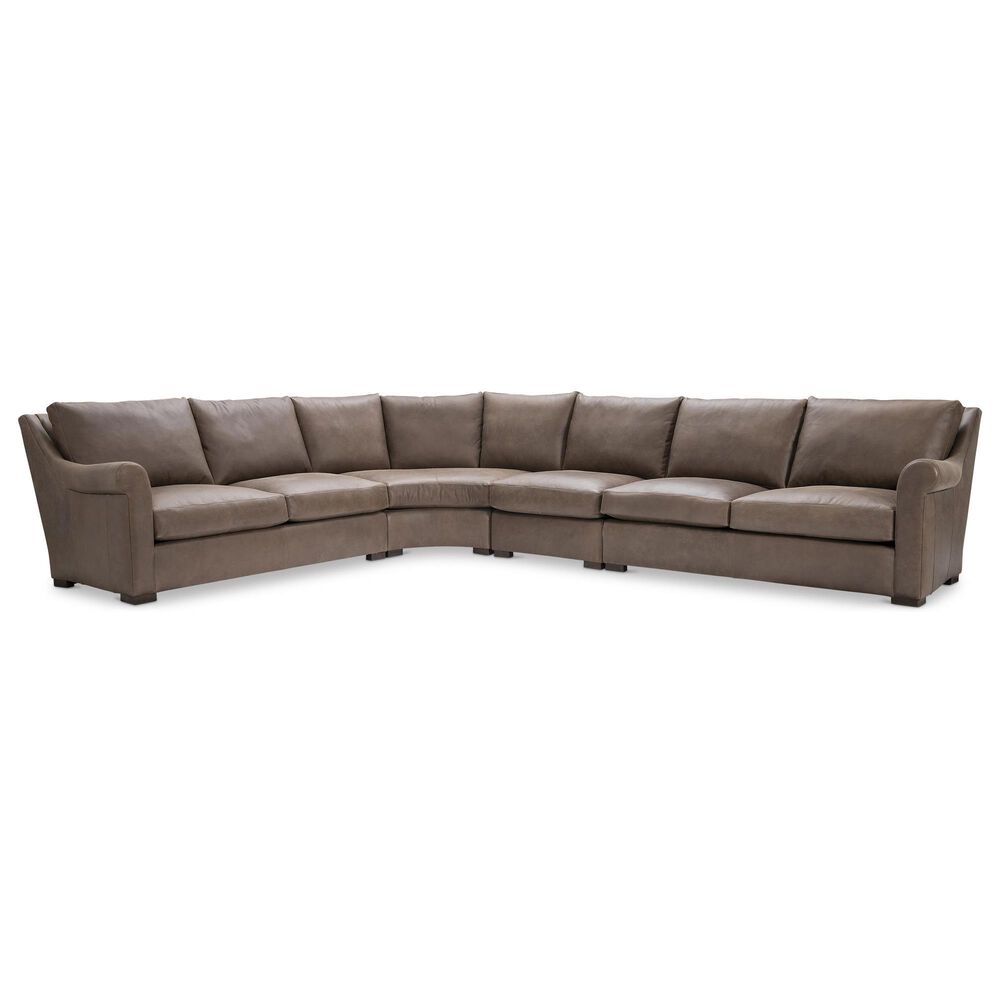 Bernhardt Keirnan 4-Piece Reversible Sectional in Brown, , large