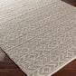 Surya Ingrid Black, Light Gray and Gray 4" x 6" Area Rug, , large