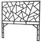 Baxton Studio Frydel Queen Headboard in Black, , large