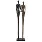 Uttermost Two"s Company Sculpture in Dark Bronze and Antique Brass, , large