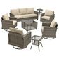 HOMLUX 8-Piece Outdoor Patio Furniture Set in Beige, , large