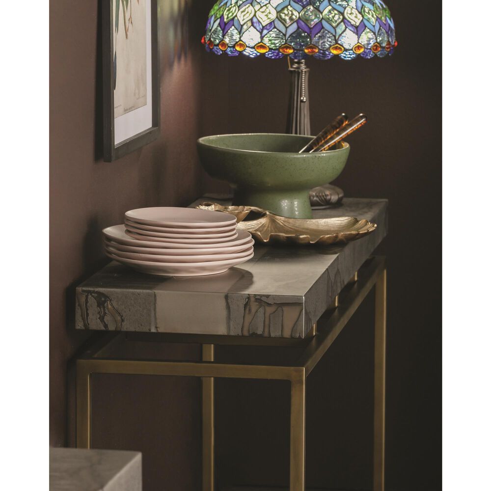 37B Toreno Console Table in Antique Brass and Black, , large