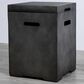 Living Source International Patio Square Fire Pit Propane Tank Cover in Charcoal, , large