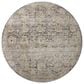 Loloi Katherine 9"6" Round Charcoal and Gold Area Rug, , large