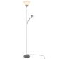 Grandview Gallery Dual Shade Floor Lamp in Silver, , large