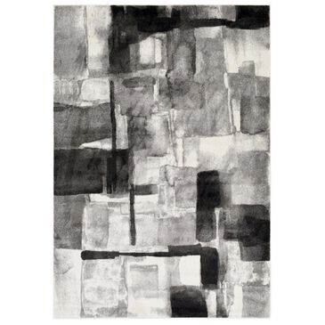 Surya Pepin PEI-1019 2" x 3" Black, Medium Gray and Cream Area Rug, , large
