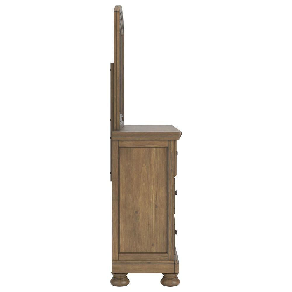 Ashley Feddinger 3-Piece Queen Storage Bedroom Set in Chestnut Brown, , large