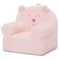 Delta Children Sherpa Bear Chair in Blush Pink, , large